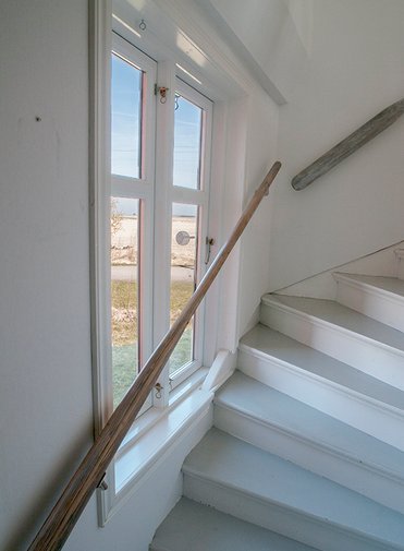 Pavs hus i Össby, trappan upp till övervångingen